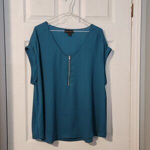 Blue Blouse, Women's, Size 1x